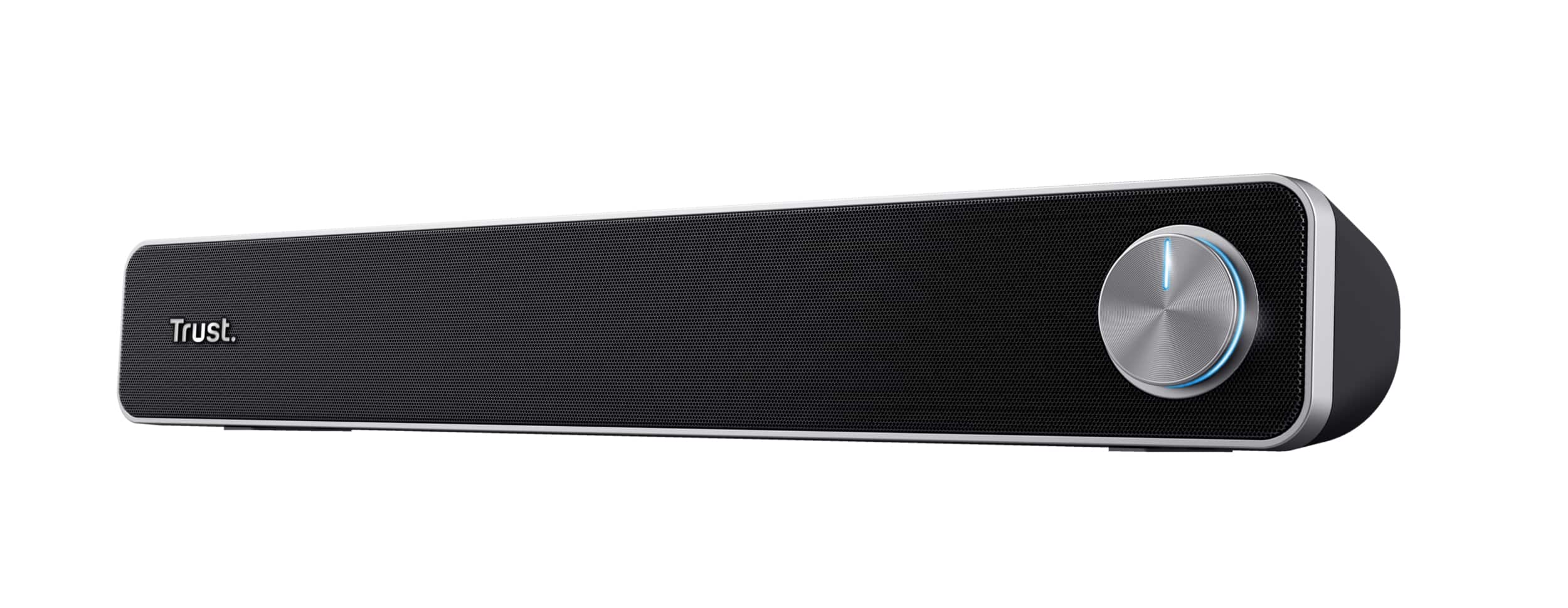 Trust Arys Soundbar - USB soundbar – 2.0 kanaal – Volumeknop voorzijde – Zwart