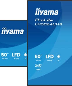 iiyama LH5064UHS-B1AG beeldkrant Digitale signage flatscreen 127 cm (50") Wifi 500 cd/m² 4K Ultra HD Zwart Type processor Android 24/7 - Afbeelding 5