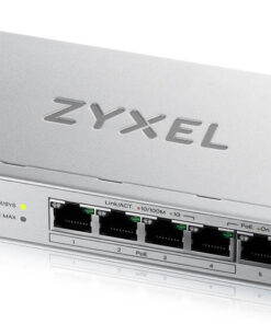 Zyxel GS1200-5HPV3 Managed L2 Gigabit Ethernet (10/100/1000) Power over Ethernet (PoE) Desktop Grijs