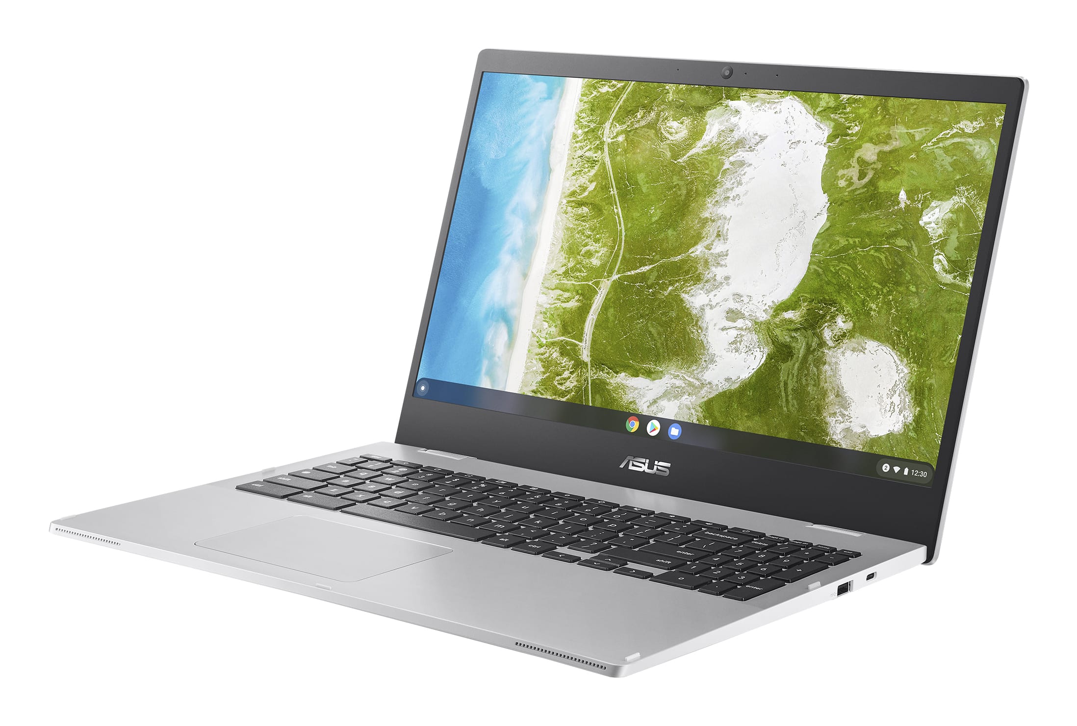 ASUS Chromebook CX1 CX1500CKA-NJ0382 Intel® Celeron® N N4500 39,6 cm (15.6") Full HD 4 GB LPDDR4x-SDRAM 128 GB eMMC Wi-Fi 6 (802.11ax) ChromeOS Belgisch Zilver - Afbeelding 3