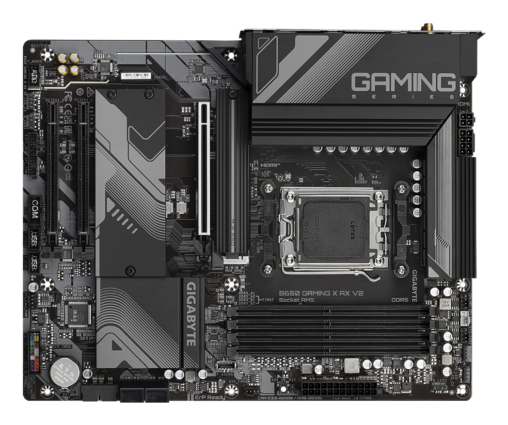 GIGABYTE B650 GAMING X AX V2 moederbord AMD B650 Socket AM5 ATX - Afbeelding 4