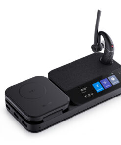 Yealink BH71-WORKSTATION hoofdtelefoon/headset Draadloos In-ear Kantoor/callcenter Bluetooth Oplaadhouder Zwart