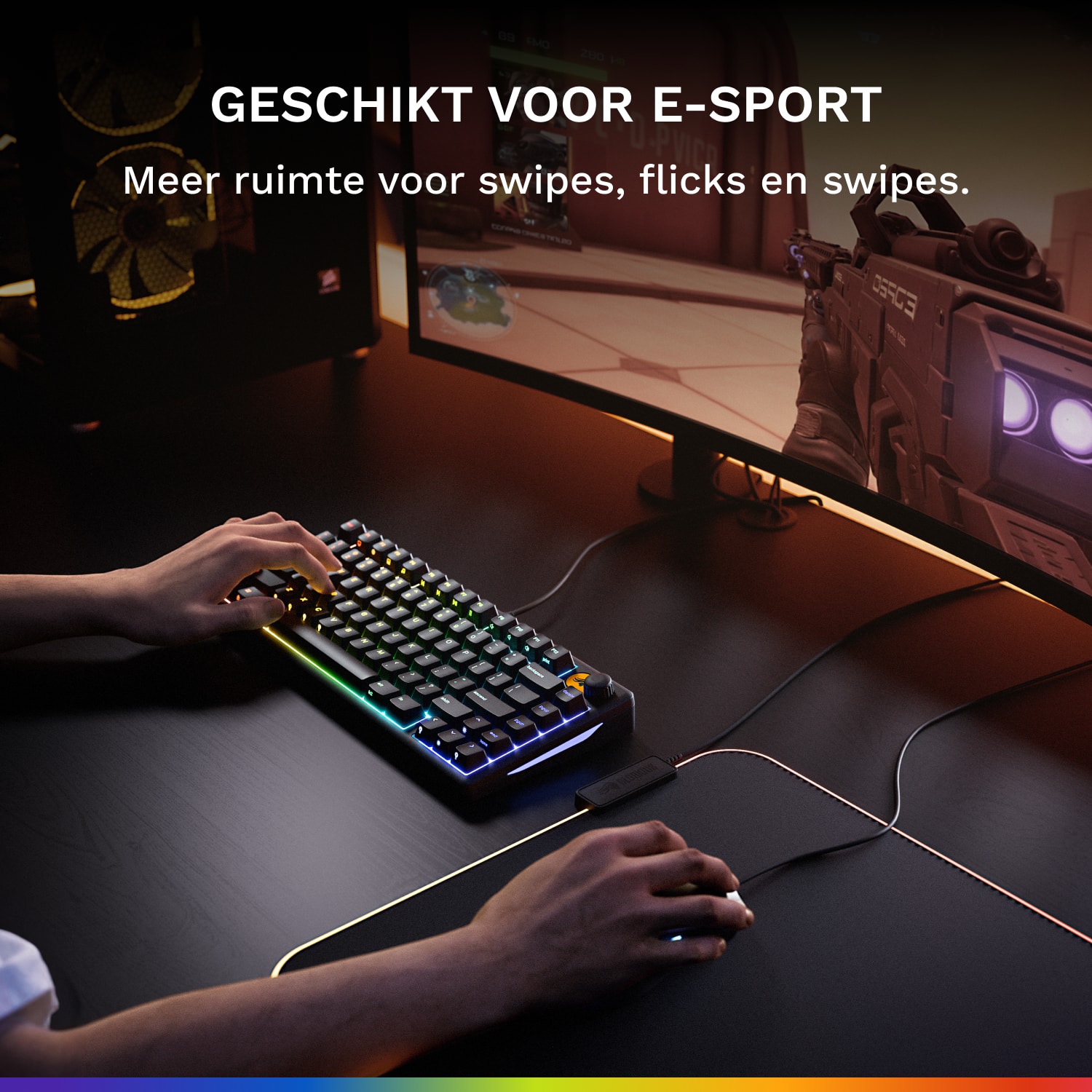 Glorious Gaming Glorious GMBK 75% customizable RGB-toetsenbord - Afbeelding 5