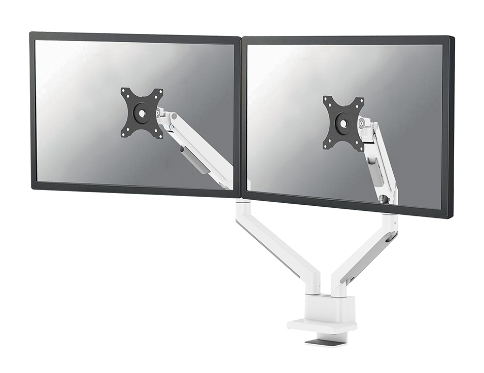 Neomounts DS70-250WH2 Desk monitor arm, Clamp/Grommet, 17" - 35", 100x100 mm, Height adjust