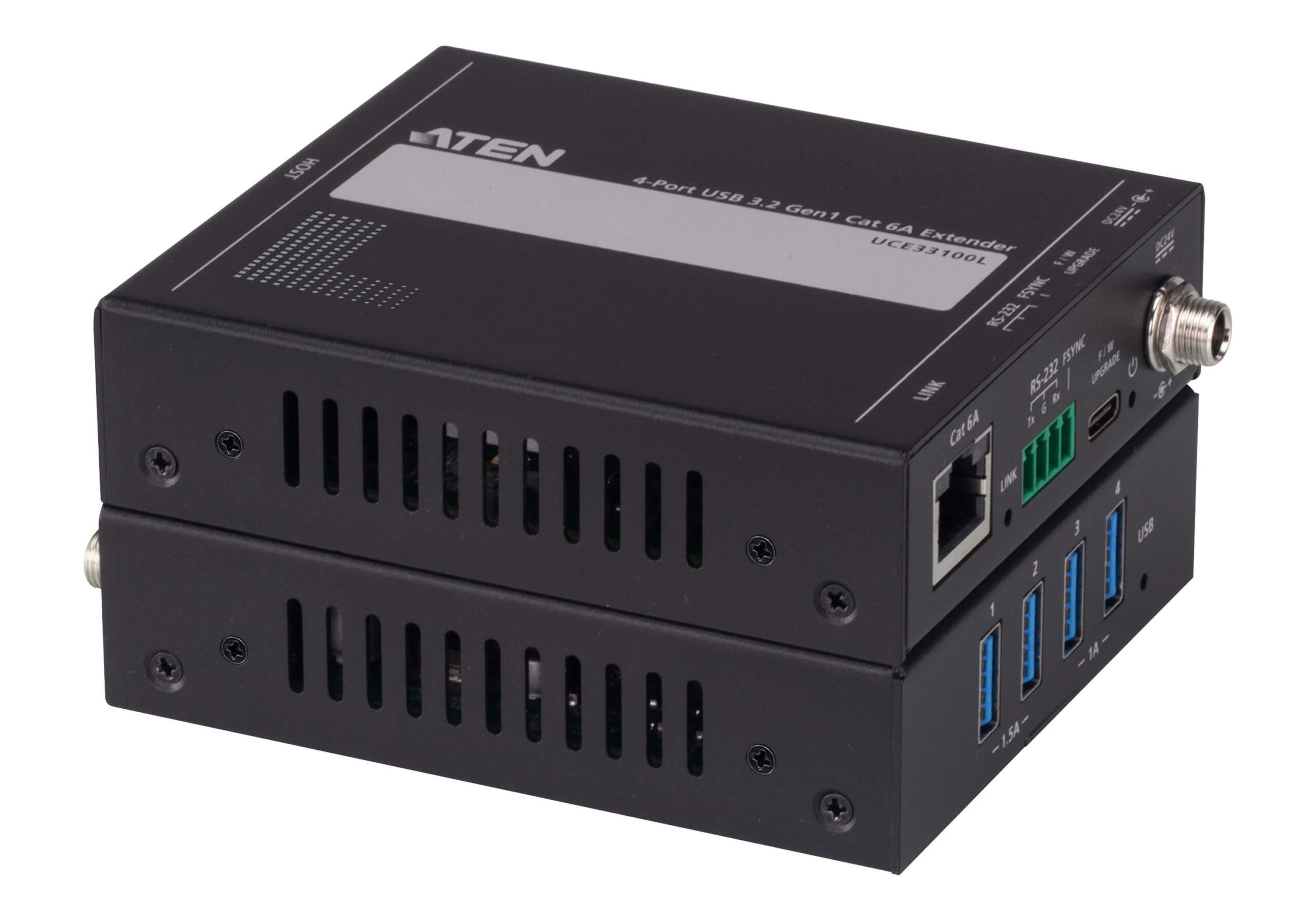 ATEN UCE33100 netwerkextender Netwerkzender & -ontvanger Zwart