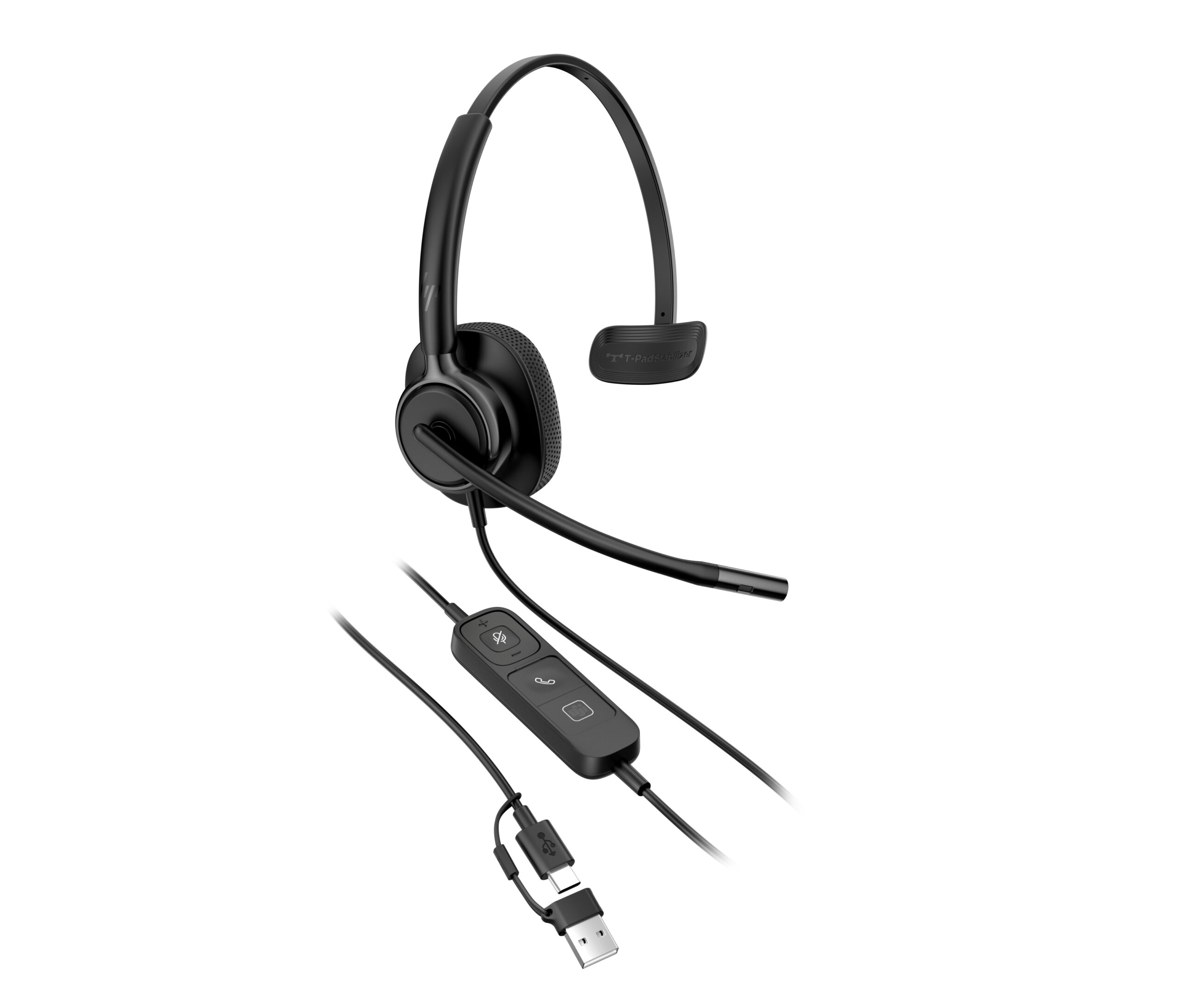 HP Poly Mission 415 Monaural USB Wired Headset (Bulk) - Afbeelding 6