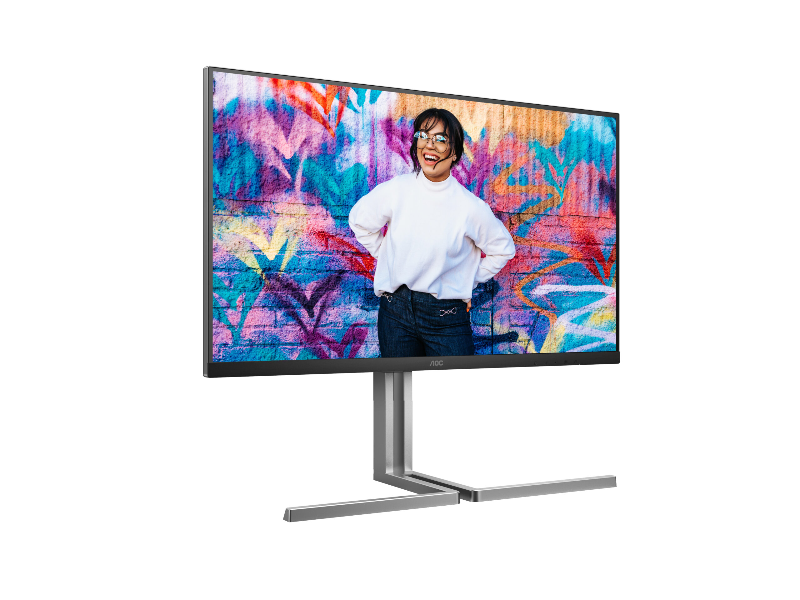 AOC U3 U32U3CV computer monitor 80 cm (31.5") 3840 x 2160 Pixels 4K Ultra HD LCD Zwart - Afbeelding 3