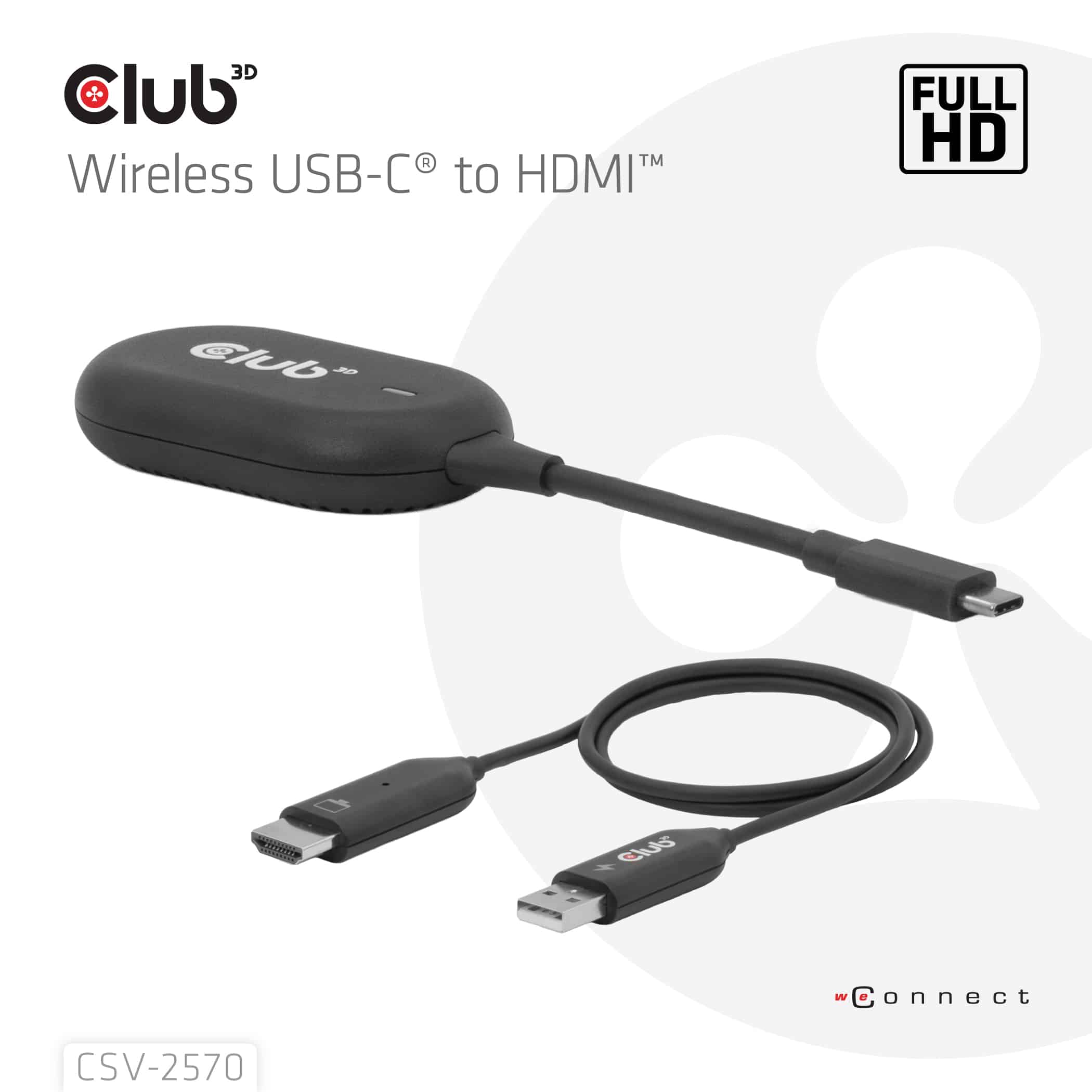 CLUB3D Wireless USB-C to HDMI - Afbeelding 2