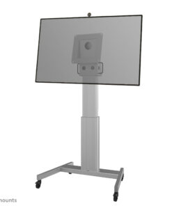 Neomounts NM-HUB2LIFTSILVER TV trolley tot 50" - gemotoriseerd