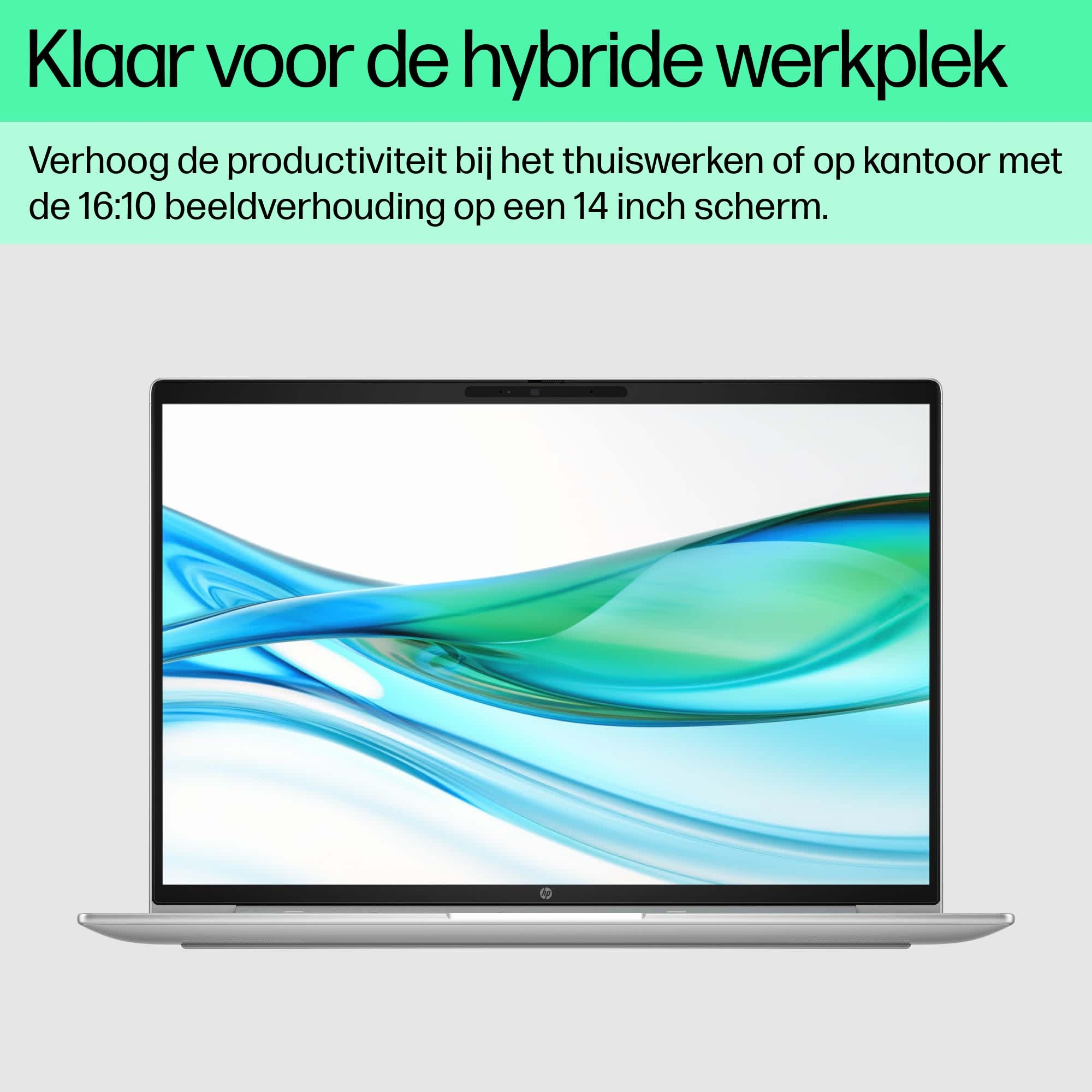 HP ProBook 460 G11 Intel Core Ultra 7 155U Laptop 40,6 cm (16") WUXGA 16 GB DDR5-SDRAM 512 GB SSD Wi-Fi 6E (802.11ax) Windows 11 Pro AI PC Zilver - Afbeelding 3