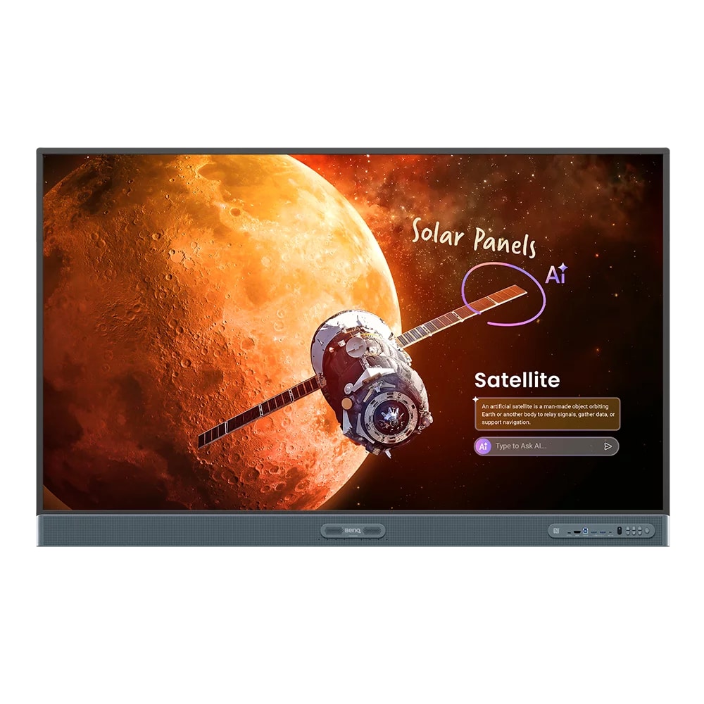 BenQ RP6505 interactief whiteboard 165,1 cm (65") 3840 x 2160 Pixels Touchscreen Zwart HDMI