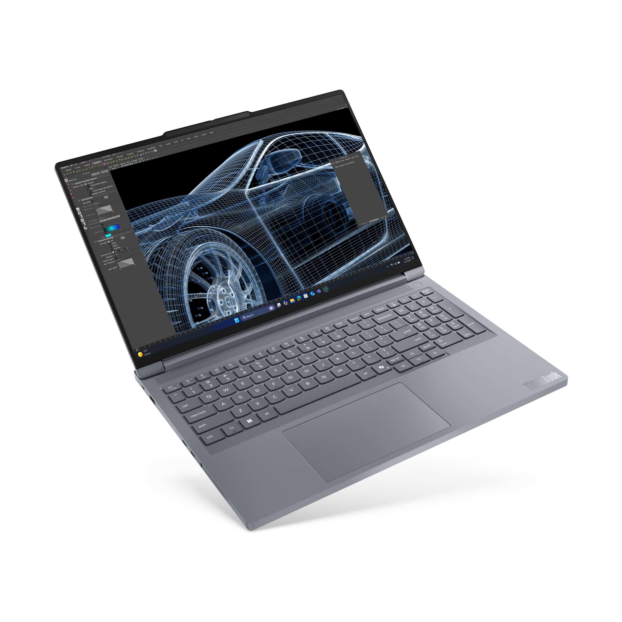 Lenovo ThinkBook 16p G6 ADR AMD Ryzen 9 8940HX Laptop 40,6 cm (16") WQXGA 32 GB DDR5-SDRAM 512 GB SSD NVIDIA GeForce RTX 5060 Wi-Fi 7 (802.11be) Windows 11 Pro Belgisch Grijs - Afbeelding 6