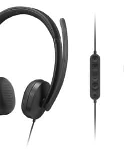 Lenovo VoIP Headset 5000 Bedraad Hoofdband Kantoor/callcenter USB Type-C Zwart - Afbeelding 6