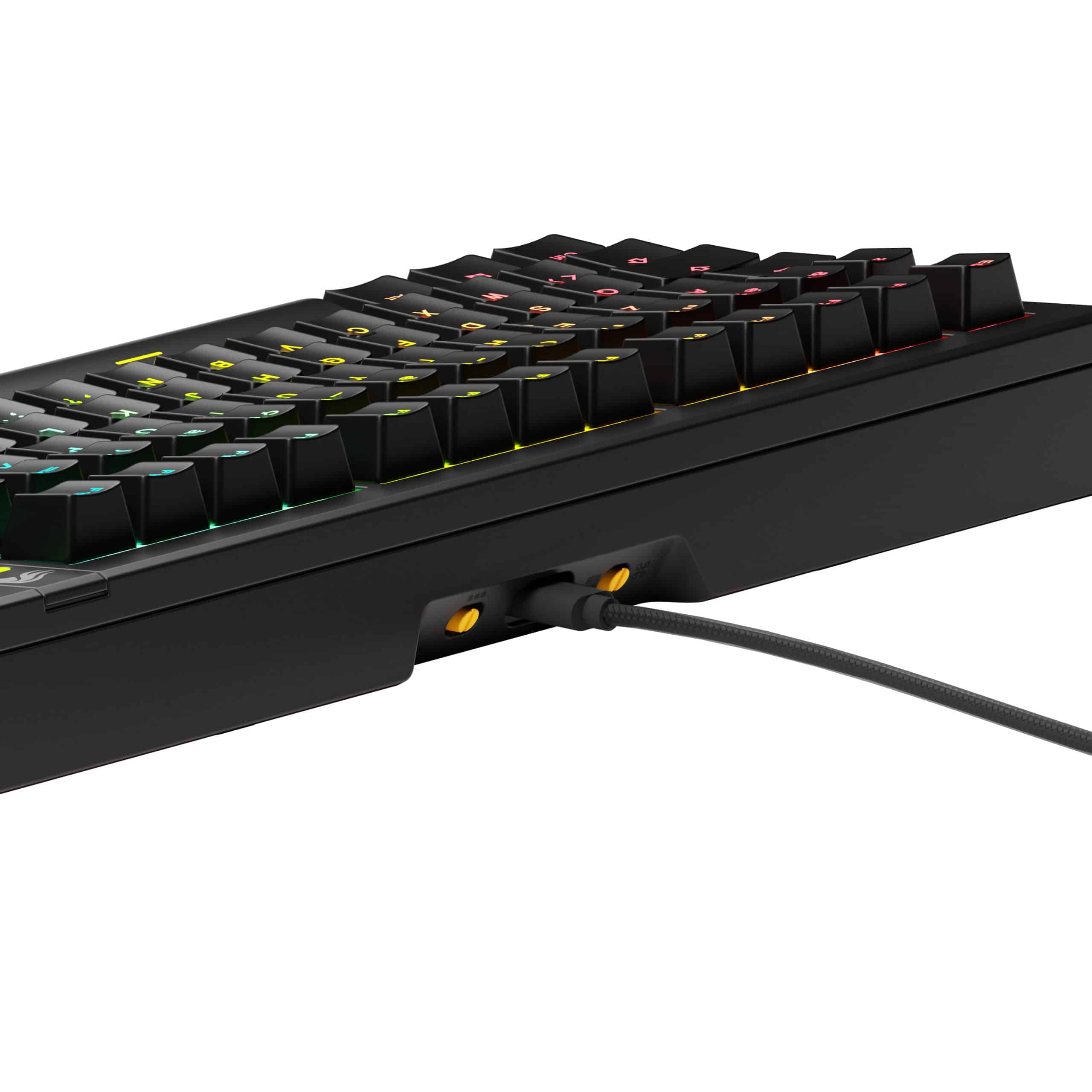 Glorious Gaming GMMK 3 75% Prebuilt toetsenbord Gamen USB AZERTY Frans Zwart - Afbeelding 5