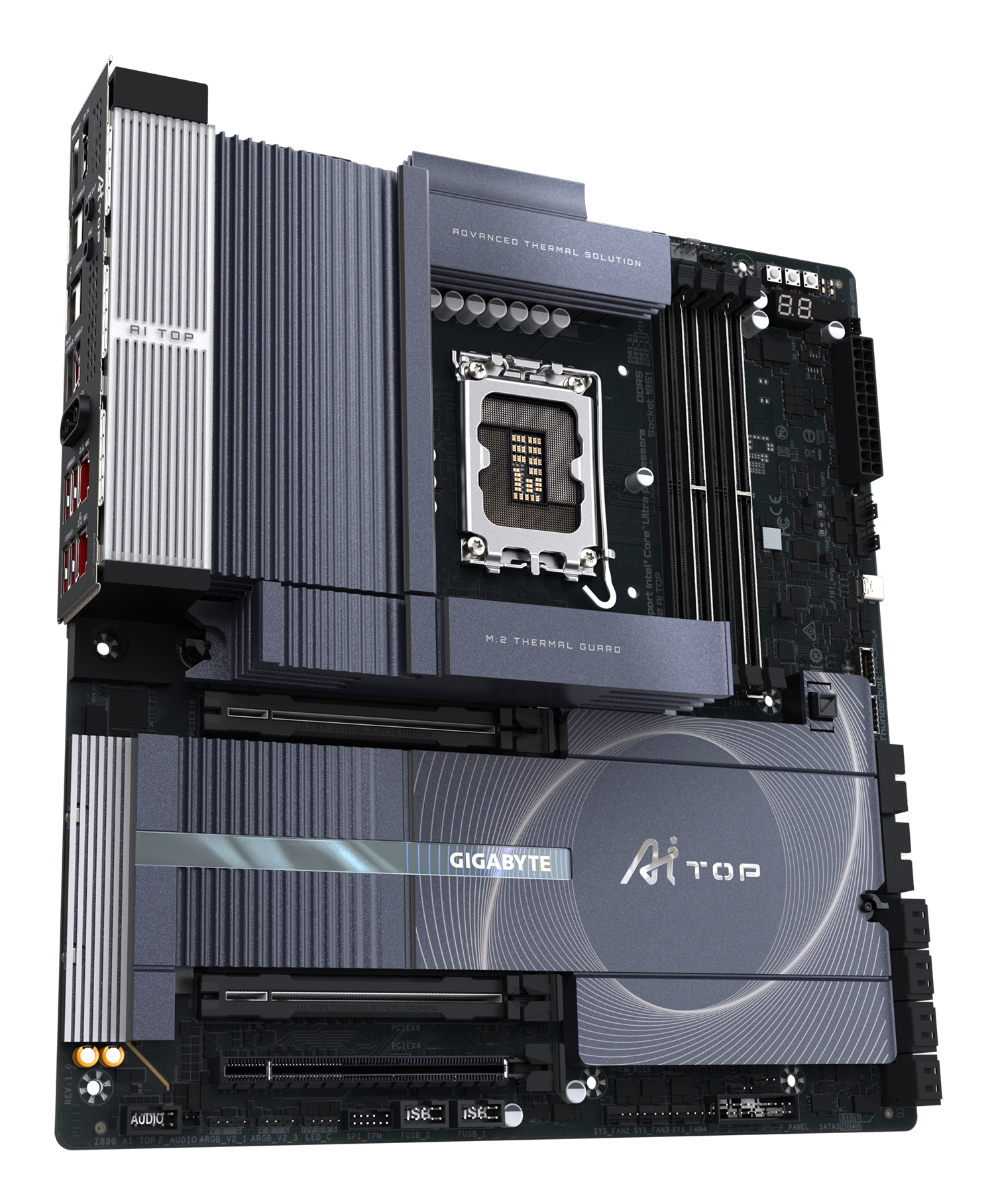 GIGABYTE Z890 AI TOP moederbord Intel Z890 LGA 1851 (Socket V1) Verlengd ATX - Afbeelding 3