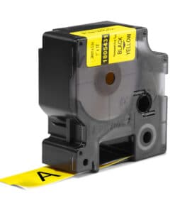 DYMO Rhino industriële Vinyl Labels | 24 mm x 5,5 m | zwarte afdruk op geel | zelfklevende labels voor Rhino & LabelManager labelprinters - Afbeelding 2