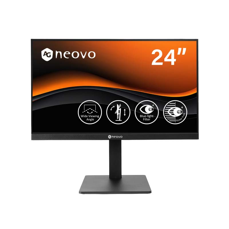 AG Neovo LH2404 computer monitor 60,5 cm (23.8") 1920 x 1080 Pixels Full HD LCD Zwart