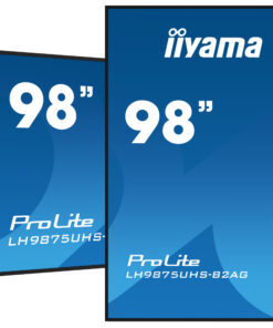iiyama LH9875UHS-B2AG beeldkrant Digitale signage flatscreen 2,48 m (97.5") LED Wifi 500 cd/m² 4K Ultra HD Zwart Type processor Android 11 24/7