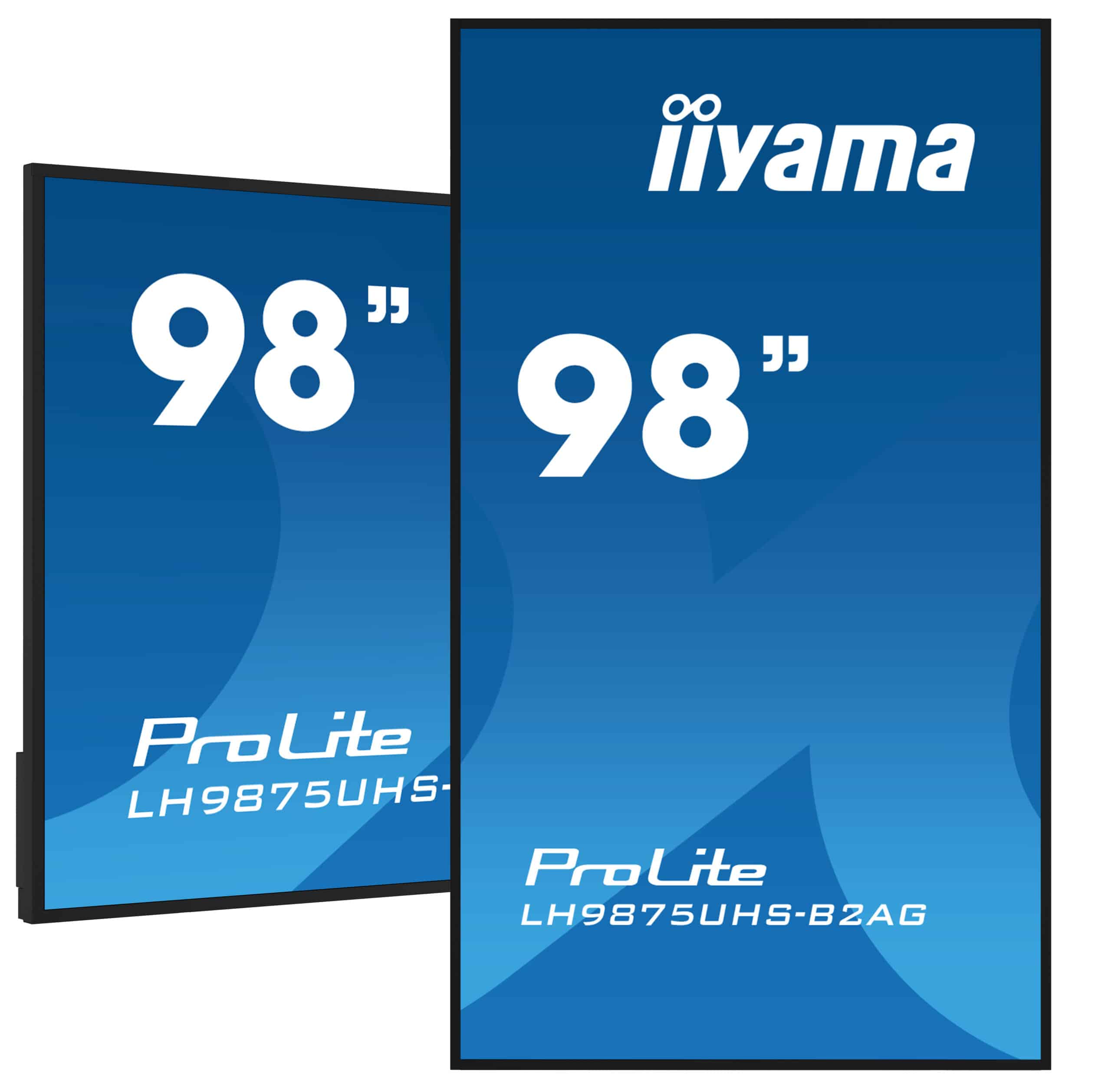iiyama LH9875UHS-B2AG beeldkrant Digitale signage flatscreen 2,48 m (97.5") LED Wifi 500 cd/m² 4K Ultra HD Zwart Type processor Android 11 24/7