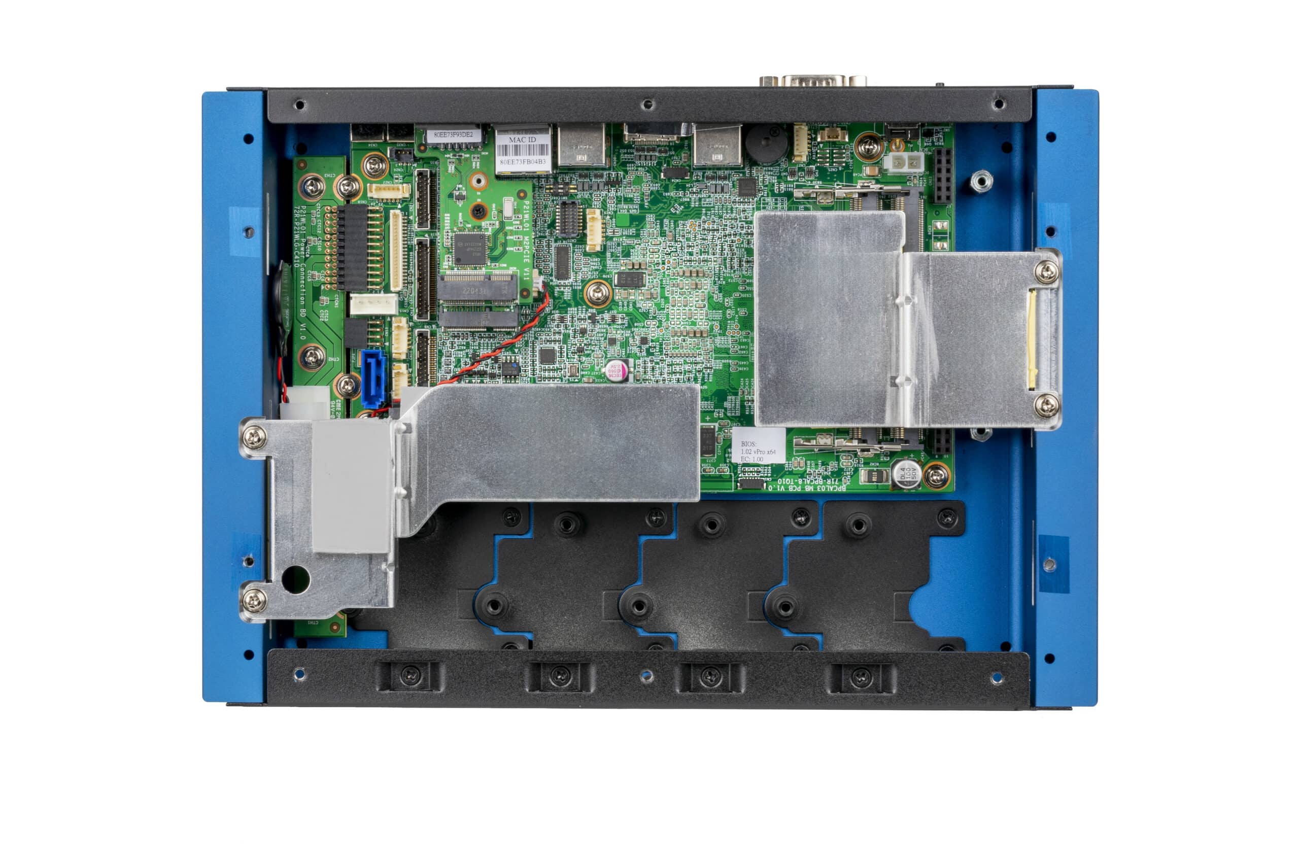 Shuttle KBB-BPCAL02501 BPCAL02-i5 industrial Box-PC, Core i5-1235U, 2x SO-DIMM, 2x LAN, 4x USB Barebone - Afbeelding 4