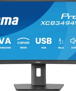 iiyama ProLite XCB3494WQSU-B1 computer monitor 86,4 cm (34") 3440 x 1440 Pixels UltraWide Quad HD LED Zwart - Afbeelding 3