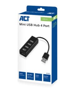 ACT USB hub 4 poorts USB-A - Afbeelding 5