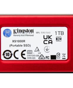 Kingston Technology 1TB XS1000 Red External USB 3.2 Gen 2 Draagbare Solid State Drive - Afbeelding 2
