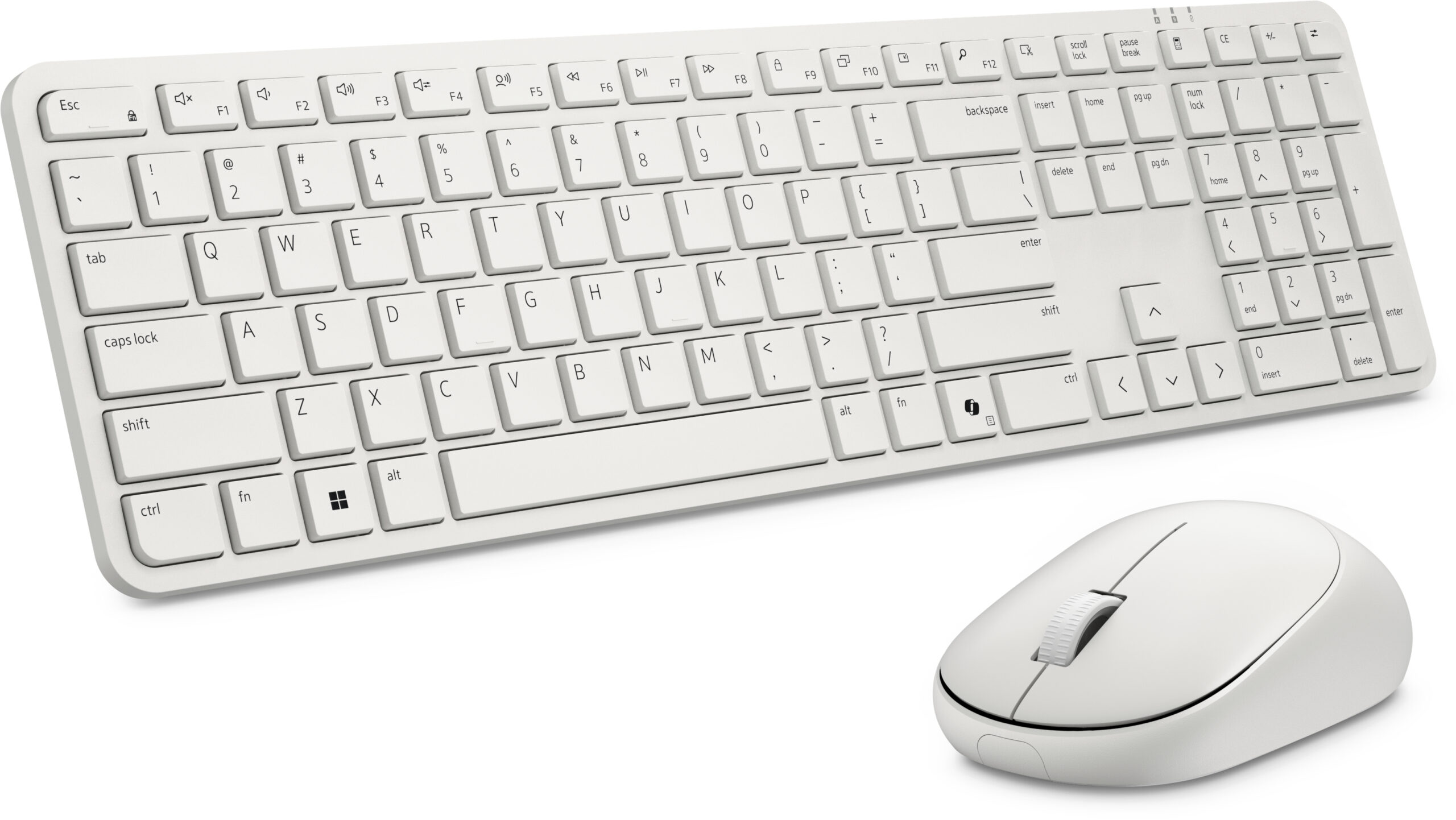DELL Pro 5 KM526 toetsenbord Inclusief muis Thuis/Werk RF Draadloos QWERTY US International Wit - Afbeelding 2