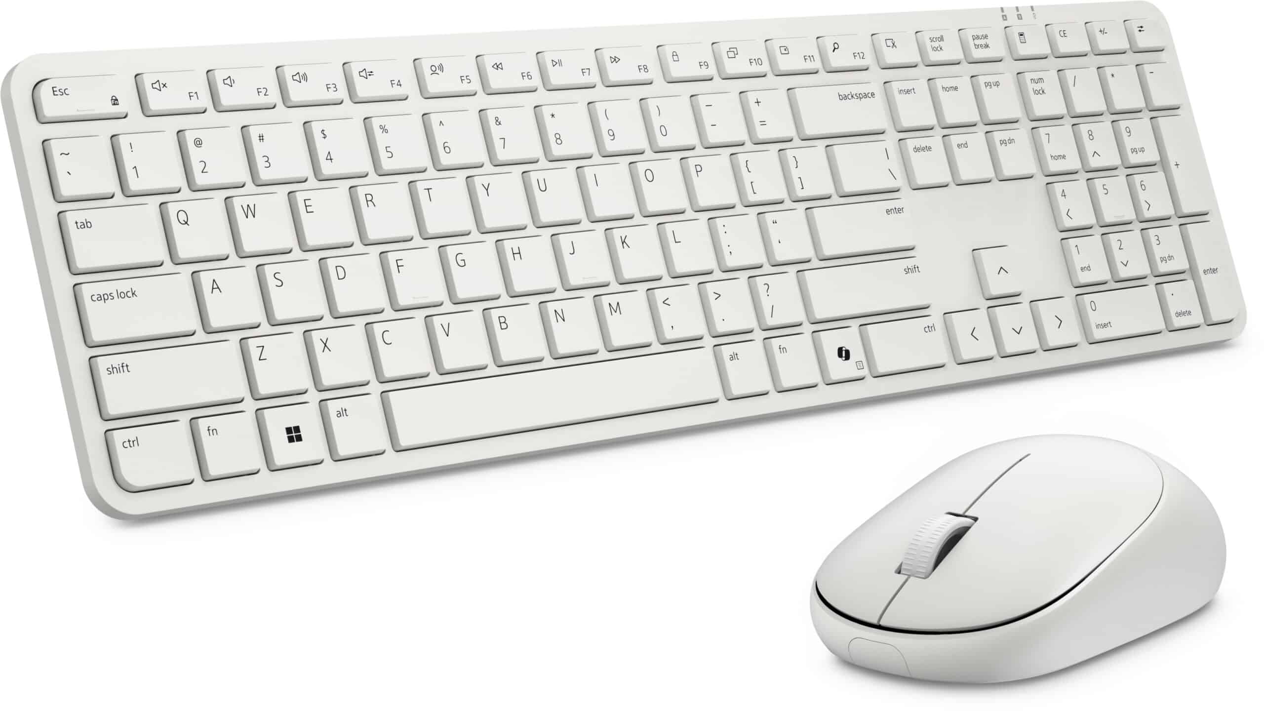 DELL Pro 5 KM526 toetsenbord Inclusief muis Thuis/Werk RF Draadloos AZERTY Belgisch Wit - Afbeelding 2
