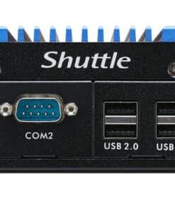Shuttle BPCAL02-i7 industrieel Box-PC, Core i7-1255U, 2x SO-DIMM, 2x LAN, 1x COM, 1xHDMI, 4x USB, ventilatorloos, 24/7 permanent gebruik Barebone - Afbeelding 4