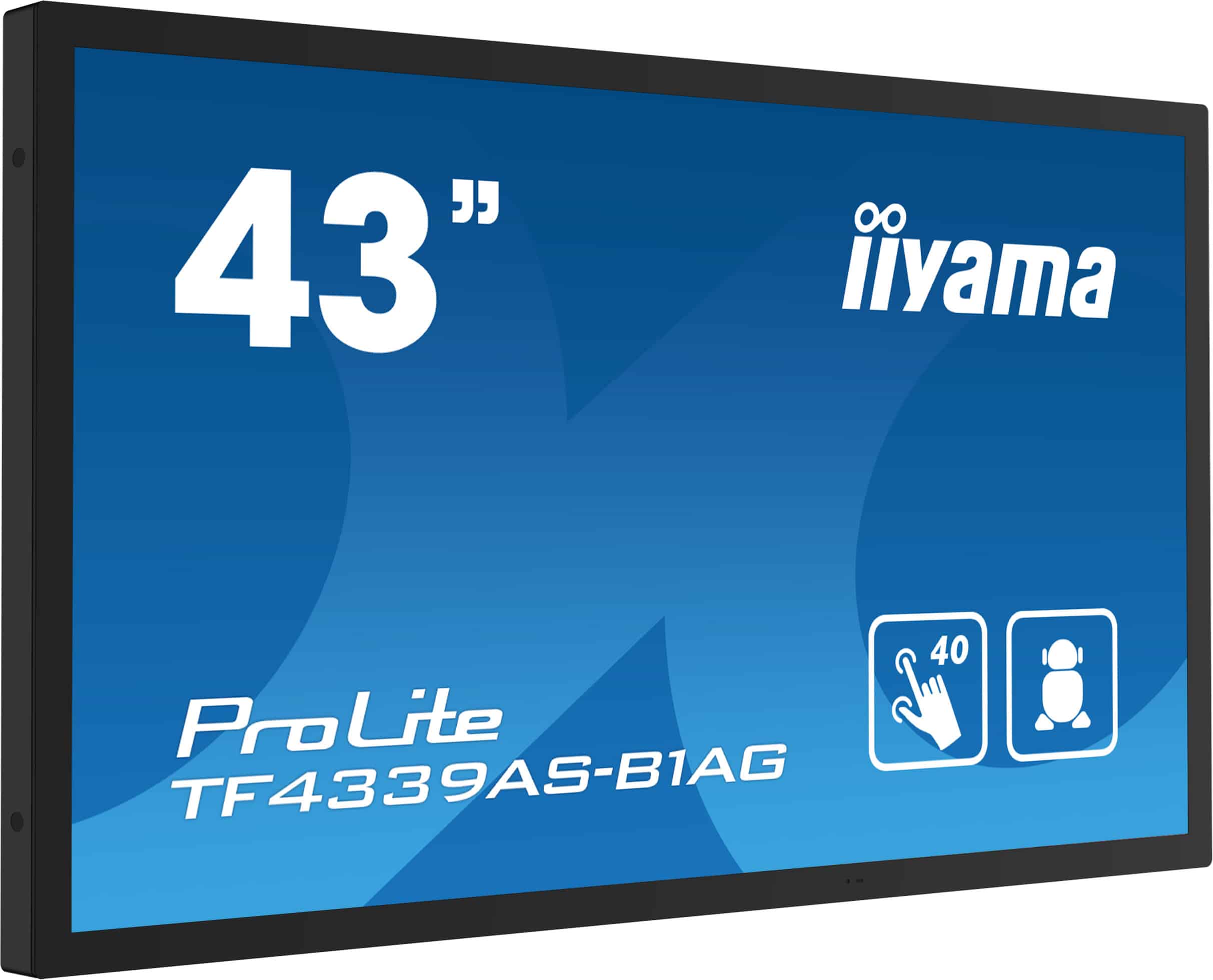 iiyama TF4339AS-B1AG computer monitor 108 cm (42.5") 3840 x 2160 Pixels 4K Ultra HD LED Touchscreen Zwart - Afbeelding 4