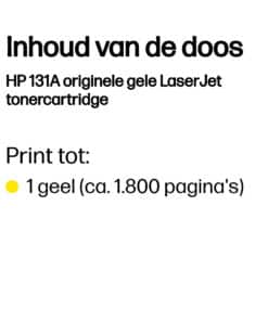 HP 131A originele gele LaserJet tonercartridge - Afbeelding 3