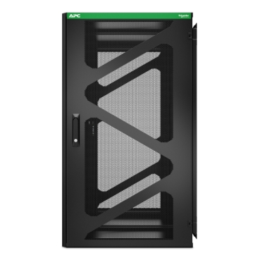 APC NetShelter WX AR124SM - 19inch Wand patchkast, 24U/HE, 800MM diep, Zijmontage, Gemonteerd