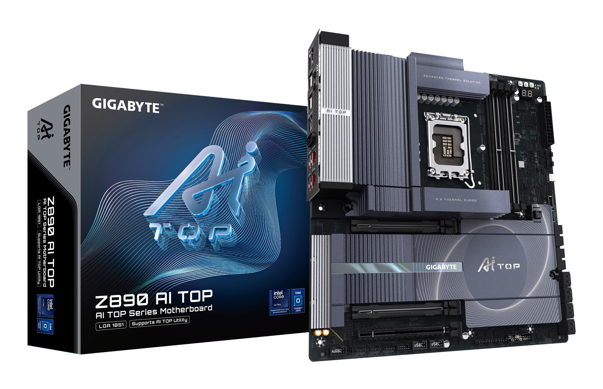 GIGABYTE Z890 AI TOP moederbord Intel Z890 LGA 1851 (Socket V1) Verlengd ATX