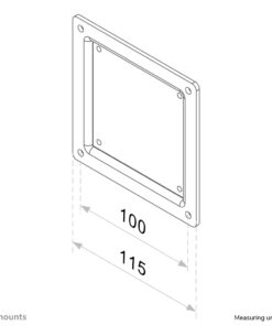 Neomounts FPMA-VESA100 VESA-adapter 10-30" - Afbeelding 2