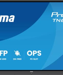 iiyama TN6505A-B1AG beeldkrant Interactief flatscreen 163,8 cm (64.5") 500 cd/m² 4K Ultra HD Zwart Touchscreen