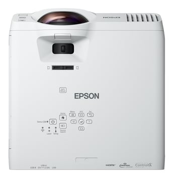 Epson V11HA76080 beamer/projector Projector met korte projectieafstand 4000 ANSI lumens 3LCD WXGA (1200x800) 3D Wit - Afbeelding 5