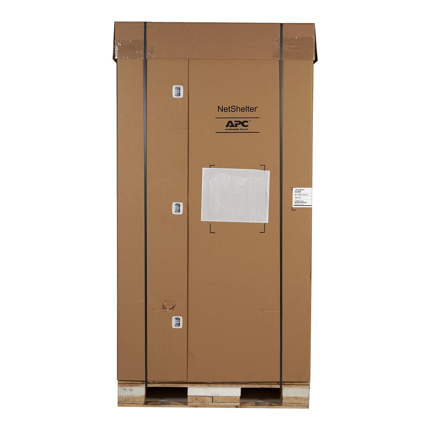 APC NetShelter SX 42U 600mm(b) x 1070mm(d) 19" IT rack, behuizing met zijpanelen, zwart, Shock Packaging - Afbeelding 8