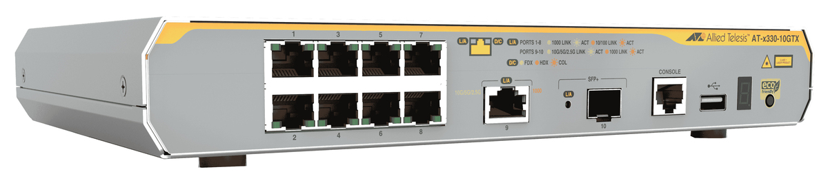 Allied Telesis AT-X330-10GTX-50 netwerk-switch Managed L3 Gigabit Ethernet (10/100/1000) Grijs
