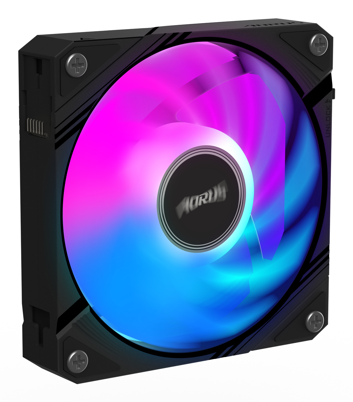GIGABYTE AORUS EZ CHAIN FAN 120 Moederbord Ventilator 12 cm Zwart 1 stuk(s) - Afbeelding 3
