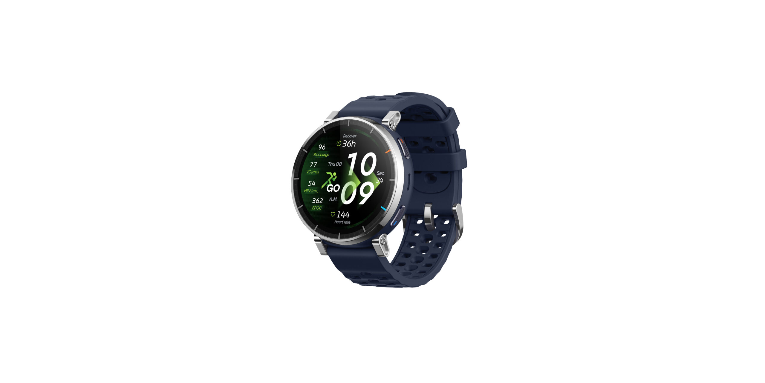 Amazfit W2558GL2N smartwatch & sportwatch 3,35 cm (1.32") AMOLED Digitaal 466 x 466 Pixels Touchscreen Zilver GPS - Afbeelding 7