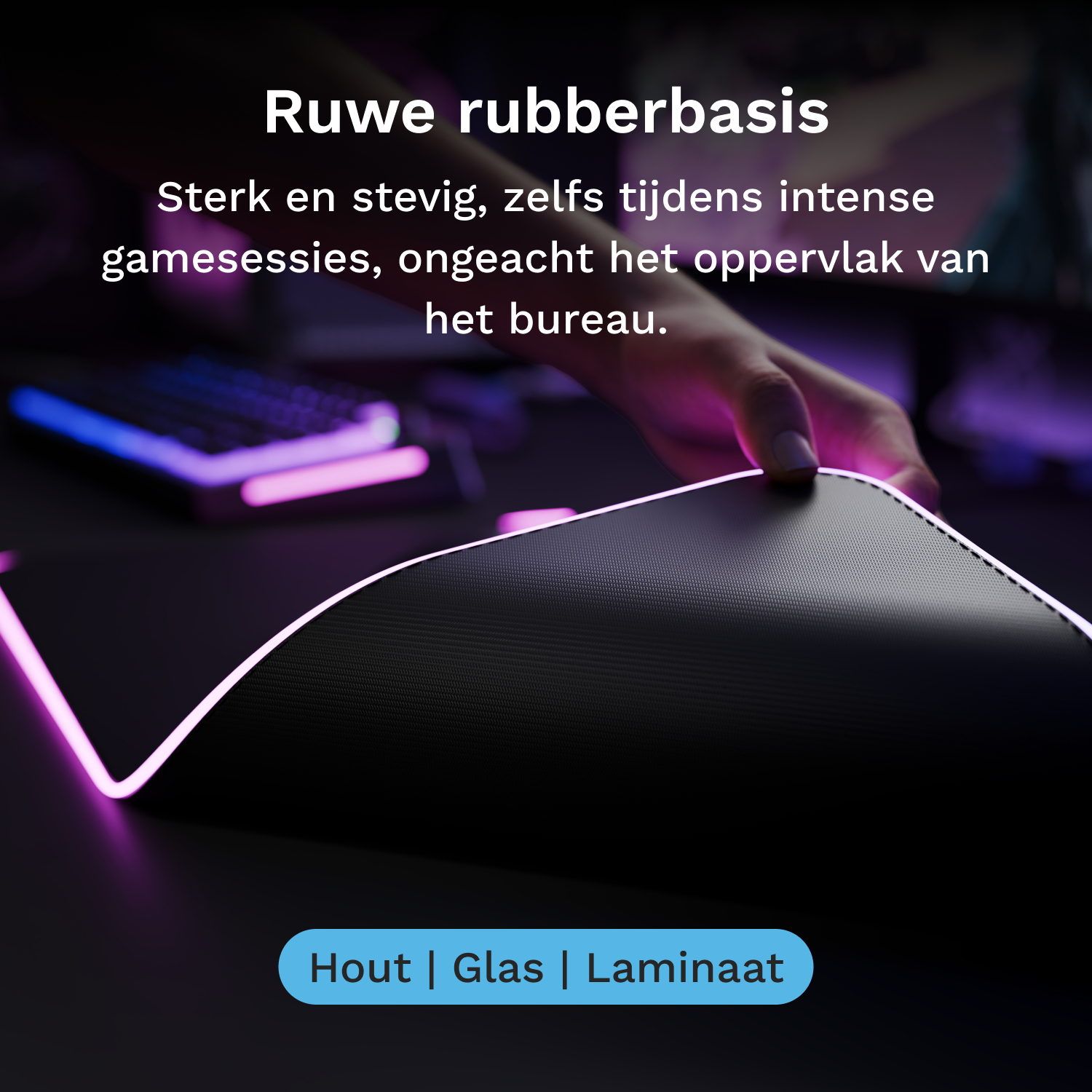 Glorious Gaming Mouse Pad GMP 2 GLED - XL verlengd - Afbeelding 4