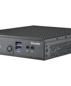 Shuttle XPC slim Barebone DS50U, Intel Celeron 7305, 2x LAN (1x 2.5Gbit,1x 1Gbit), 1xCOM,1xHDMI,1xDP, 1x VGA, ventilatorloos, 24/7 permanent gebruik - Afbeelding 5