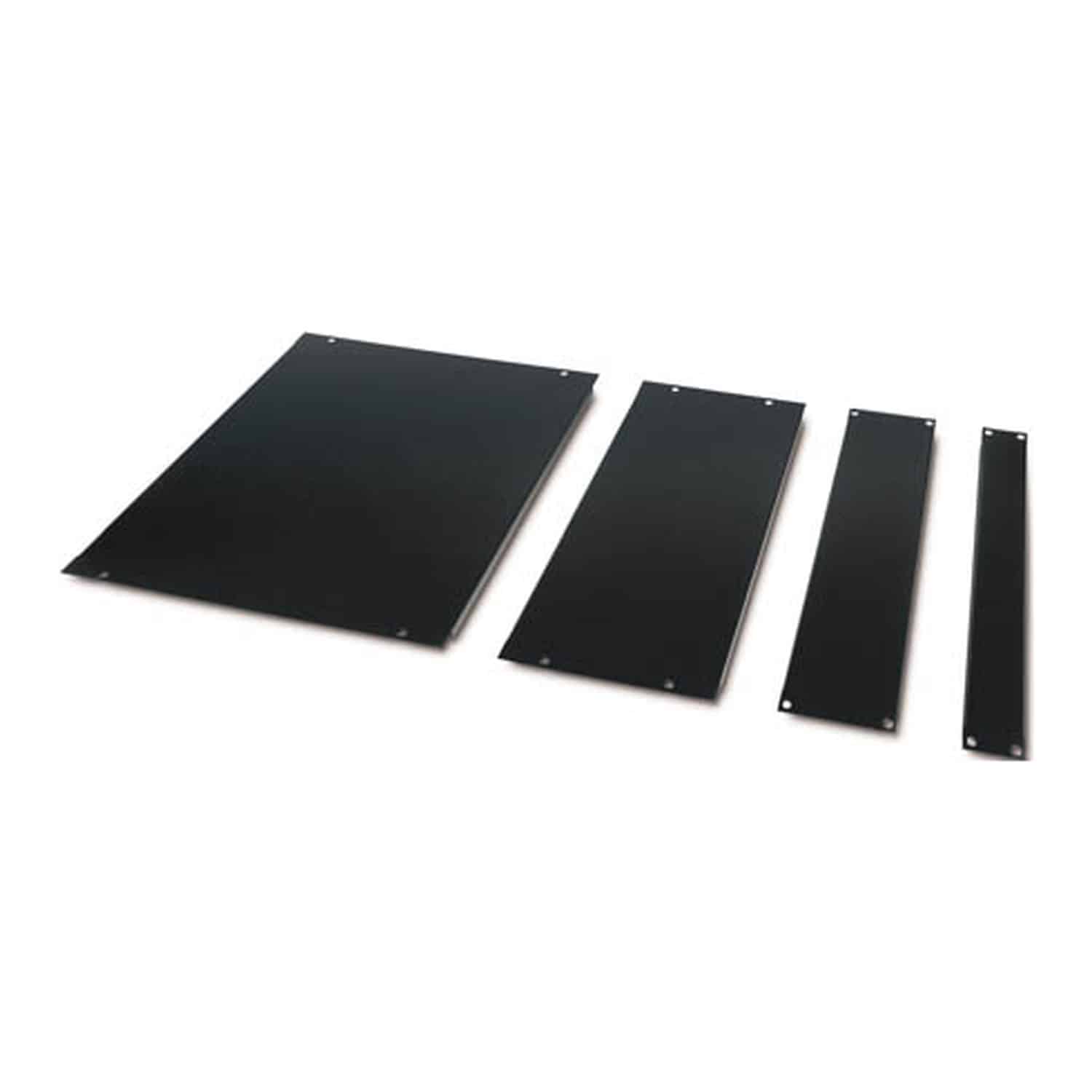 APC Set afdekpanelen voor een goede luchtstroming (1U, 2U, 4U, 8U), zwart - Afbeelding 3