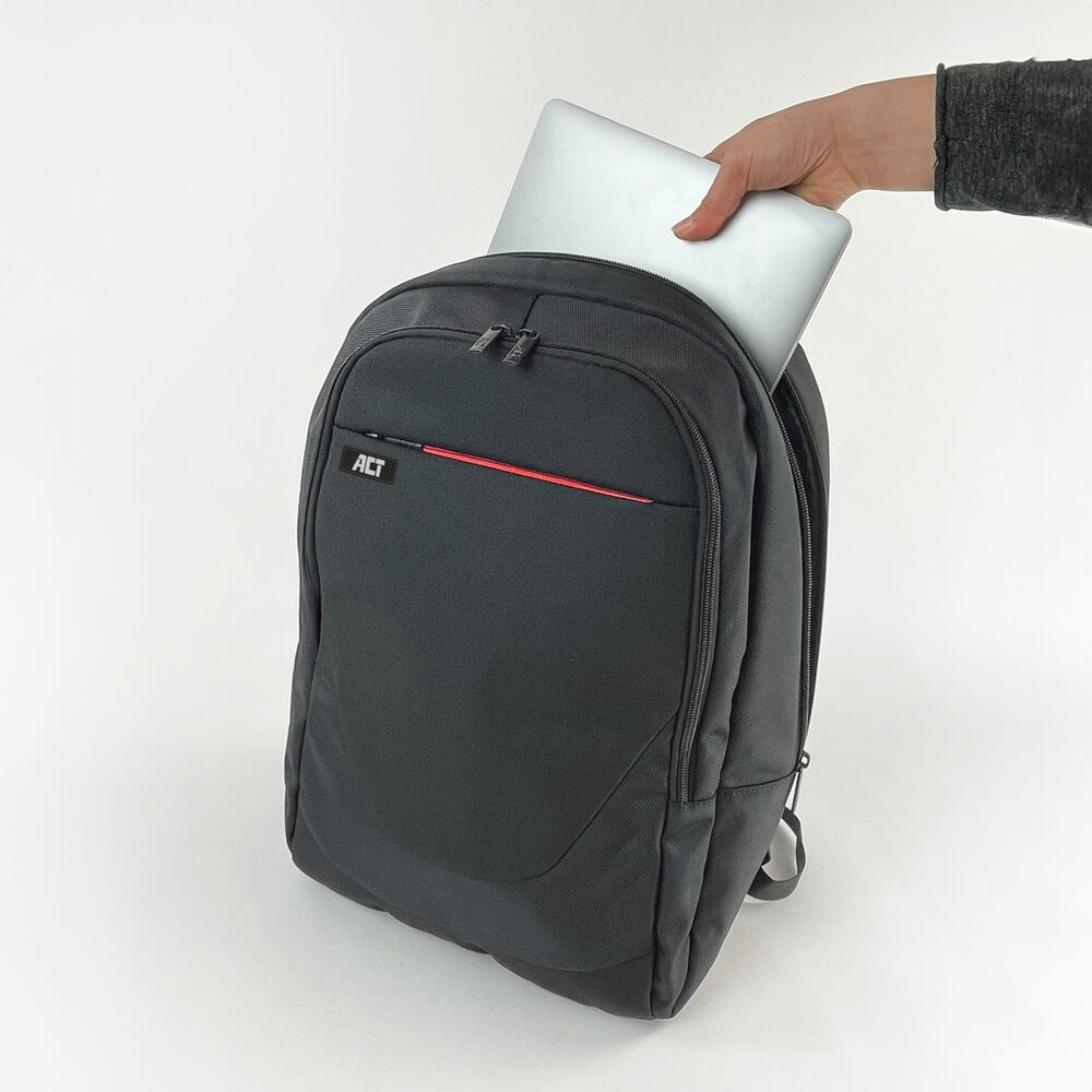ACT Suburb rugzak voor laptops tot 15,6", gemaakt van gerecyclede plastic flessen - Afbeelding 4