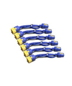 APC Voedingskabelkit (6 ea), met vergrendeling, C19 naar C20, 1,2m, blauw - Afbeelding 3