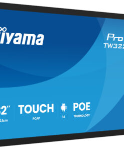 iiyama TW3226AS-B3P beeldkrant Kiosk-ontwerp 80 cm (31.5") LED Wifi 430 cd/m² Full HD Zwart Touchscreen Type processor Android 24/7