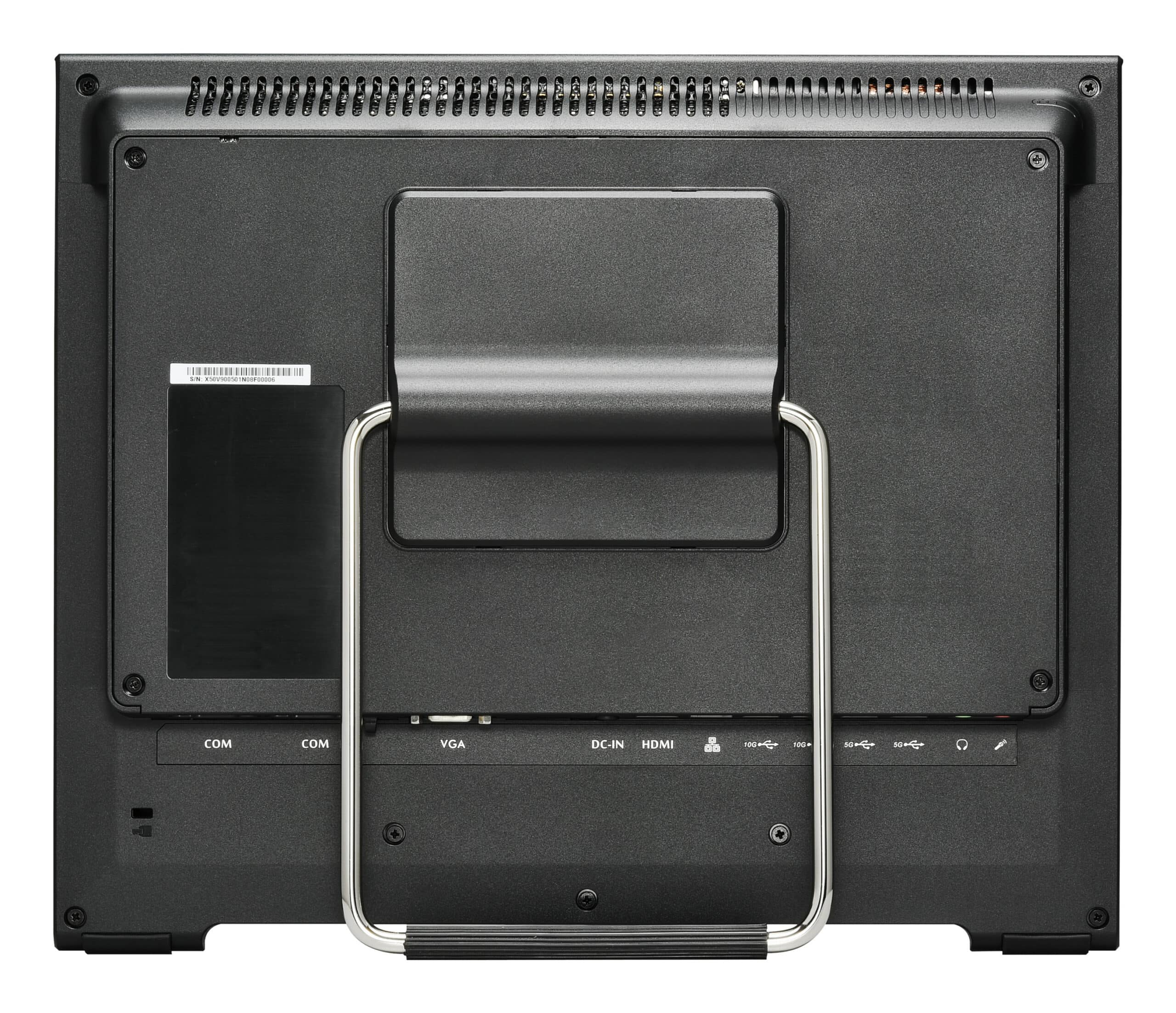 Shuttle All-In-One System POS X509, 15.6" Single-Touch-Screen (resistive), Celeron 7305U, 8GB RAM, 120GB M.2 SSD, 2x COM (RS232), Wifi, IP54, ventilatorloos, 24/7 permanent gebruik - Afbeelding 3
