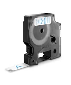 DYMO originele D1 labels | Blauwe Tekst op Wit Label | 12 mm x 7 m | zelfklevende etiketten voor de LabelManager labelprinter | gemaakt in Europa - Afbeelding 4