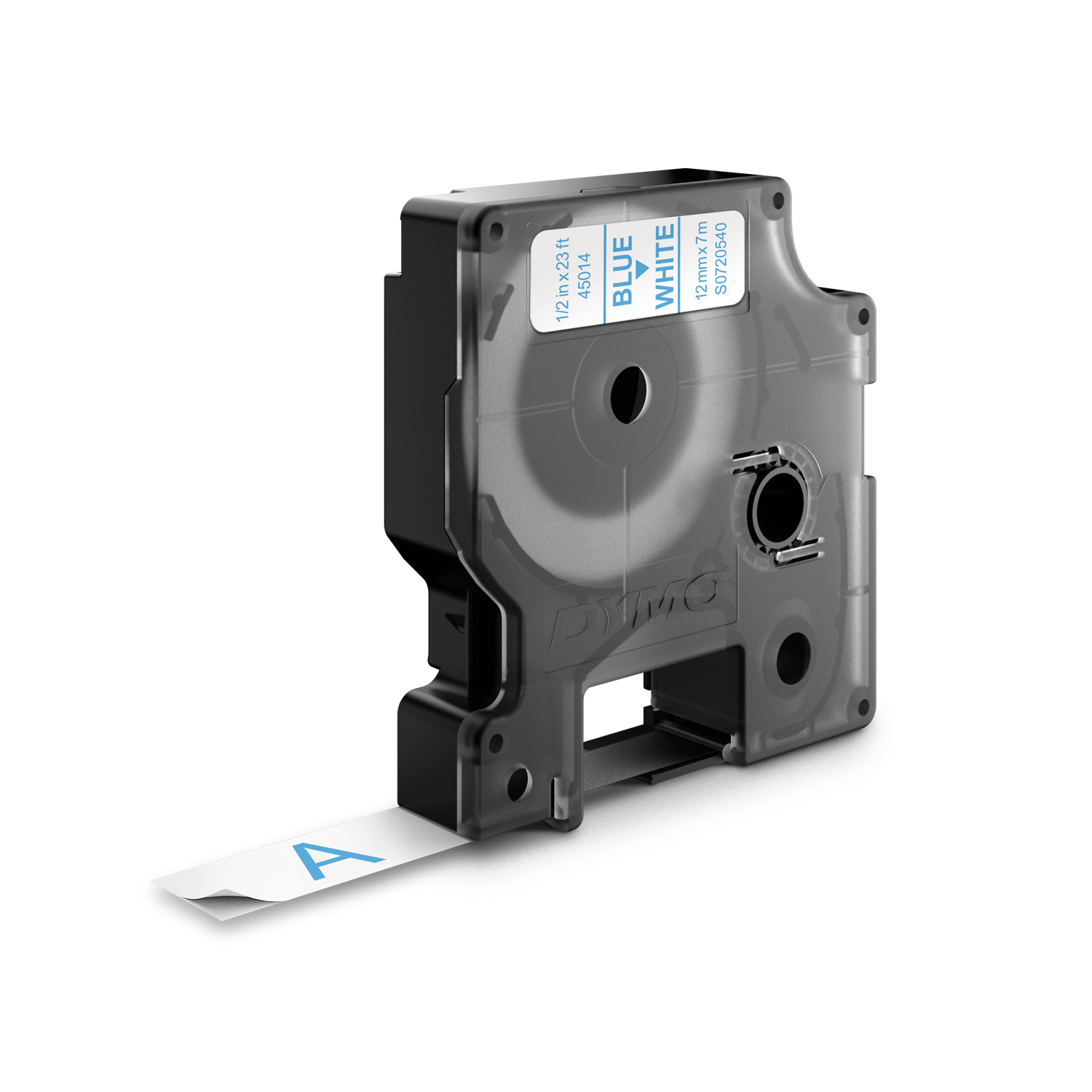 DYMO originele D1 labels | Blauwe Tekst op Wit Label | 12 mm x 7 m | zelfklevende etiketten voor de LabelManager labelprinter | gemaakt in Europa - Afbeelding 4